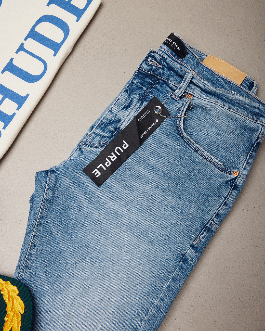 Purple Denim Box